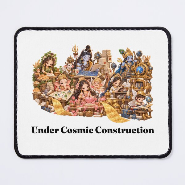 Item preview, Under Cosmic Construction – Divine Timing Manifestation Art designed and sold by Safe Soul DeLife.