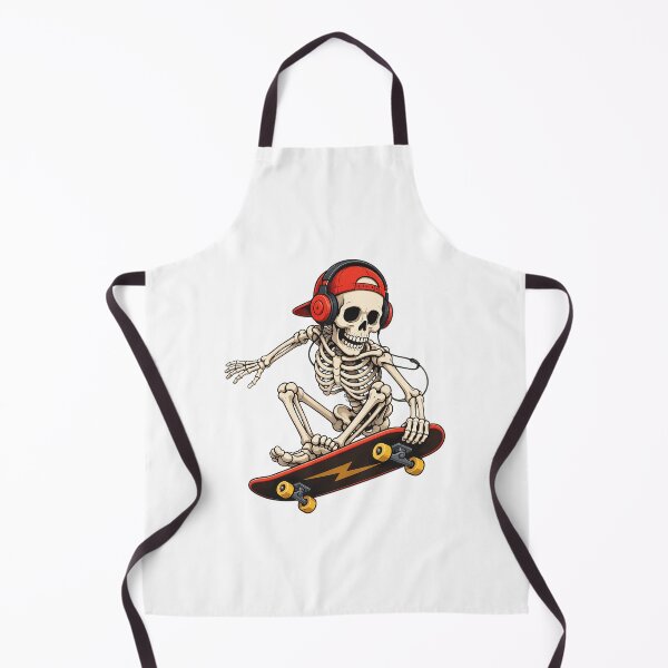 Item preview, Skeleton Skateboarding Headphones Cap designed and sold by OlyvieArt.