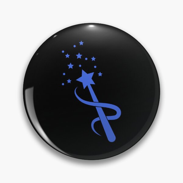 Item preview, Royal Blue Sparkle Star Magic Wand Design designed and sold by pattern-archive.