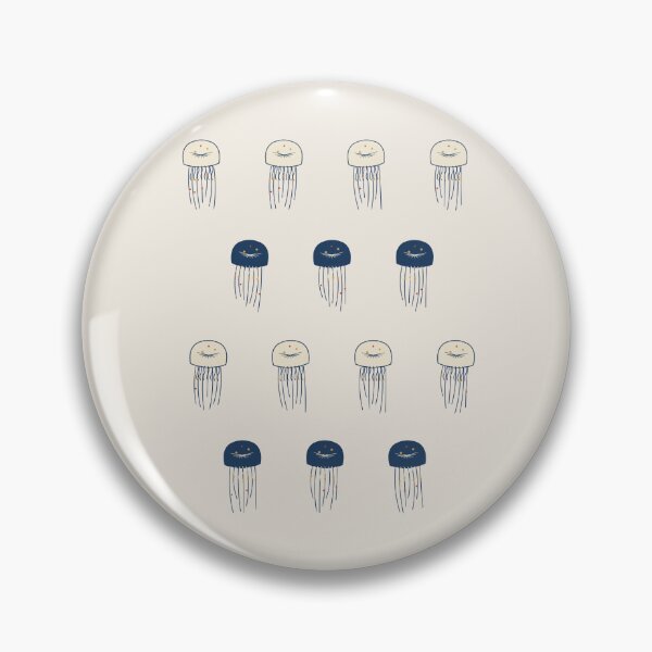 Item preview, Japanese Jellyfish Kurage Micro Icon Minimalist Ocean Pattern designed and sold by KungPowUnicorn.