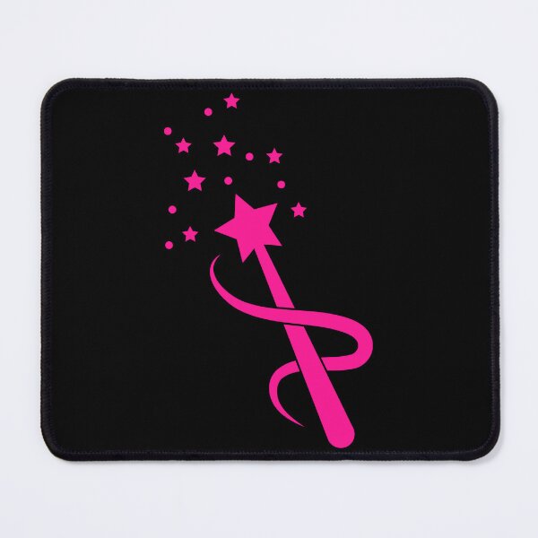 Item preview, Hot Pink Sparkle Star Magic Wand Design designed and sold by pattern-archive.