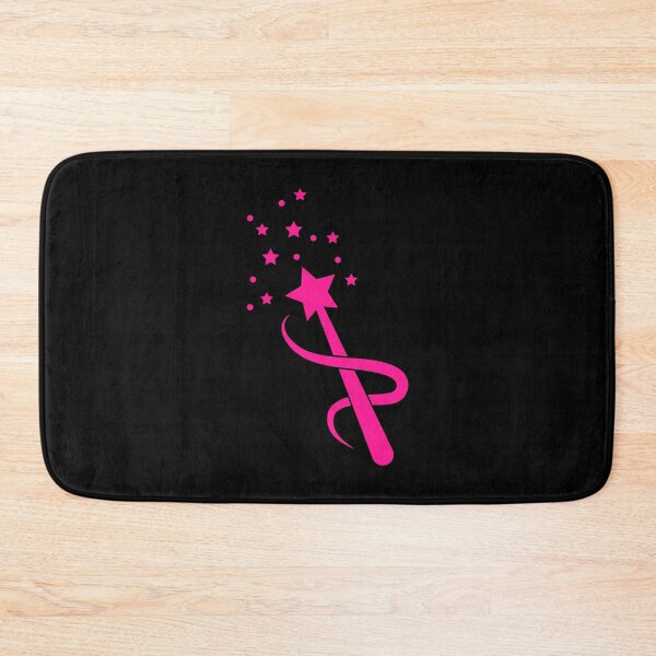 Item preview, Hot Pink Sparkle Star Magic Wand Design designed and sold by pattern-archive.