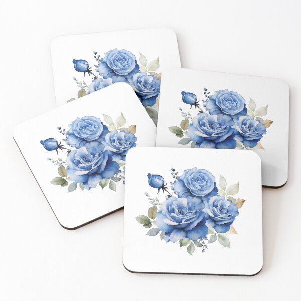 Item preview, Blue Rose | Elegant Floral Aesthetic Art designed and sold by Mandayartstudio.