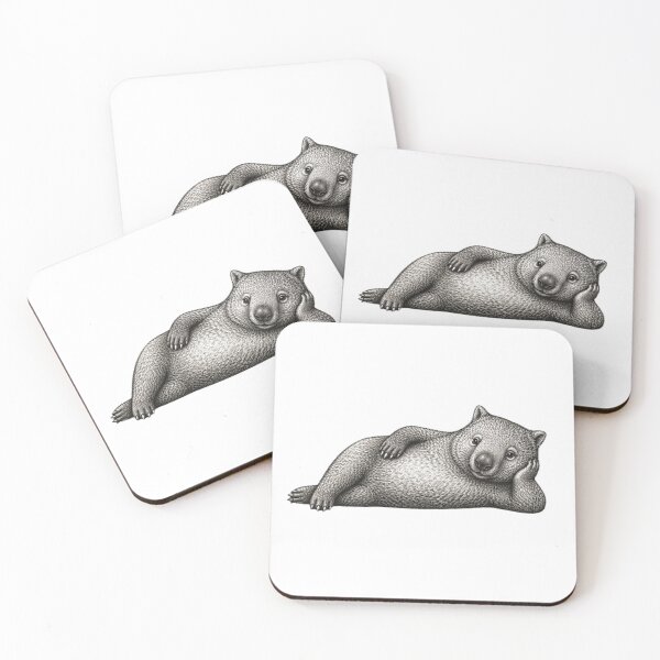 Item preview, Friendly laying WOMBAT designed and sold by BRETT'S ART STUDIO.