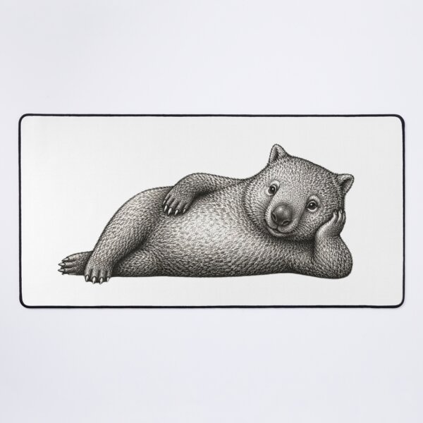 Item preview, Friendly laying WOMBAT designed and sold by BRETT'S ART STUDIO.