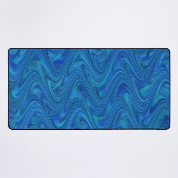 Item preview, Marbling Abstract Blue Green designed and sold by ArtbyDebbieC.