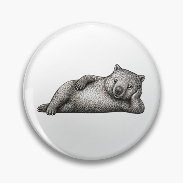 Item preview, Friendly laying WOMBAT designed and sold by BRETT'S ART STUDIO.