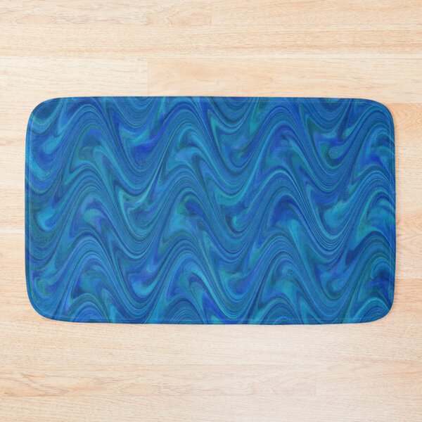 Item preview, Marbling Abstract Blue Green designed and sold by ArtbyDebbieC.