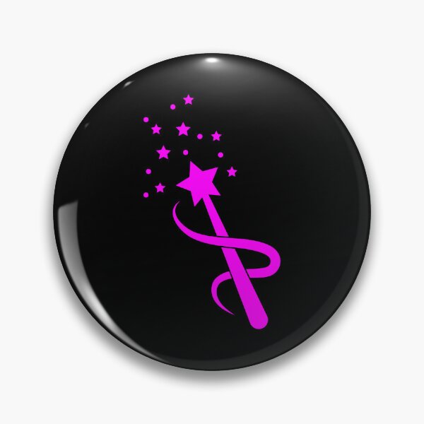 Item preview, Magenta Sparkle Star Magic Wand Design designed and sold by pattern-archive.
