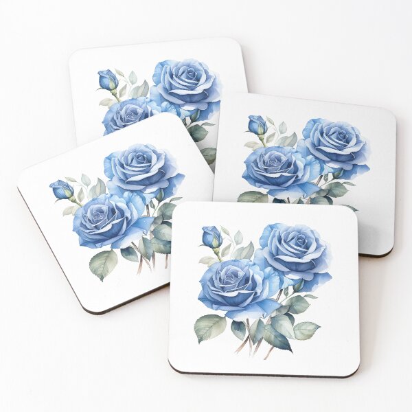 Item preview, Blue Rose | Elegant Floral Aesthetic Art designed and sold by Mandayartstudio.
