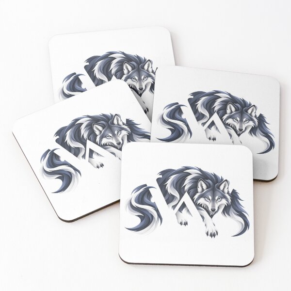 Item preview, Wolf Letter W Art designed and sold by tmoca.