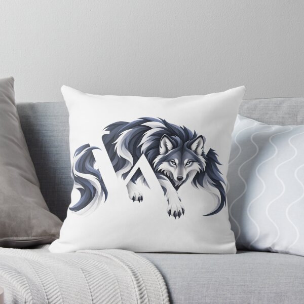 Item preview, Wolf Letter W Art designed and sold by tmoca.