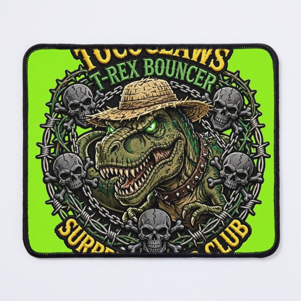 Item preview, Rattlesnake Bouncer Cowboy Hat | Surprise Biker Club Patch Graphic designed and sold by TOCOCLAWS.