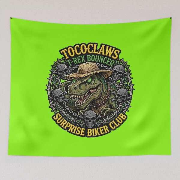 Item preview, Rattlesnake Bouncer Cowboy Hat | Surprise Biker Club Patch Graphic designed and sold by TOCOCLAWS.