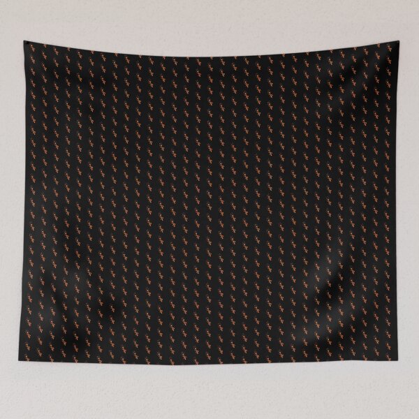 Item preview, Orange Sparkle Star Magic Wand Design designed and sold by pattern-archive.