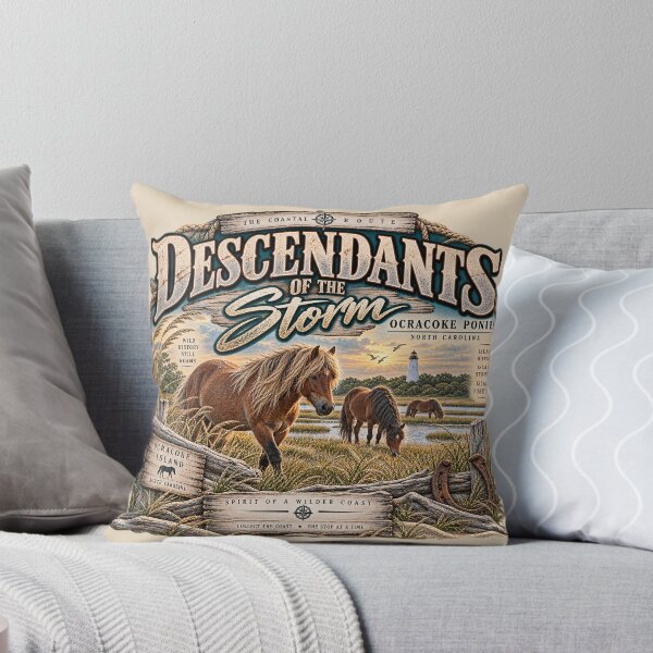 Item preview, Descendants of the Storm Ocracoke Ponies designed and sold by The Coastal Route.