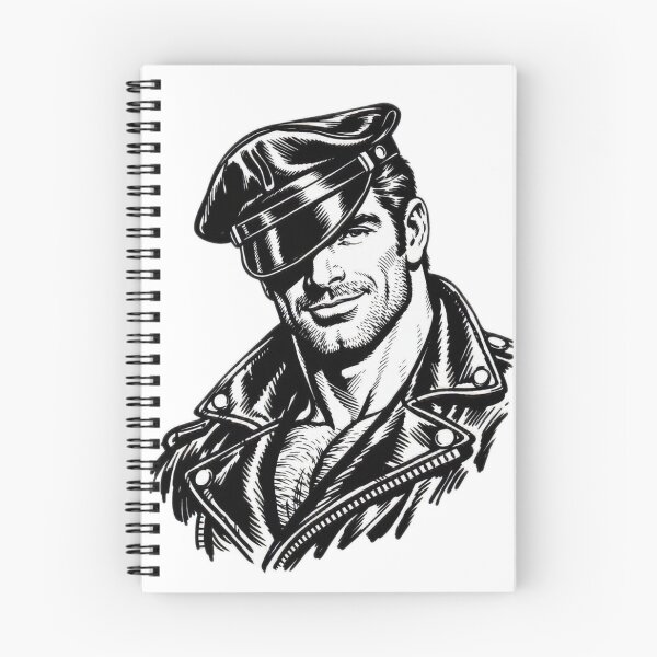 Item preview, Gay Leather Berlin Leder Bar "Hello Handsome" German Pride Graphic Design designed and sold by ItsAKinkThing.