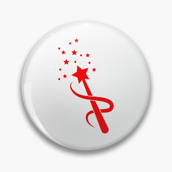 Item preview, Red Sparkle Star Magic Wand Design designed and sold by pattern-archive.
