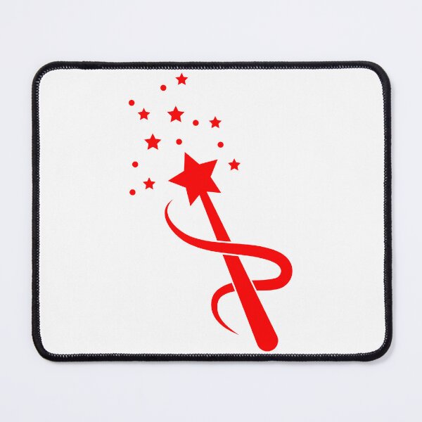 Item preview, Red Sparkle Star Magic Wand Design designed and sold by pattern-archive.