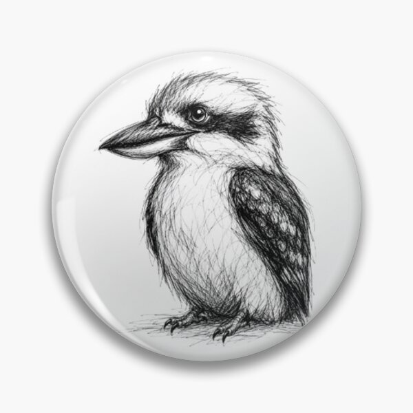 Item preview,  AUSSIE kookaburra DRAWING  designed and sold by BRETT'S ART STUDIO.