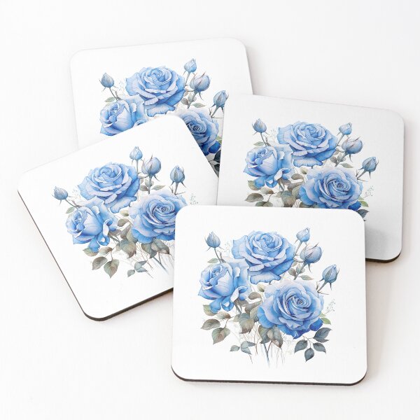 Item preview, Blue Rose | Elegant Floral Aesthetic Art designed and sold by Mandayartstudio.