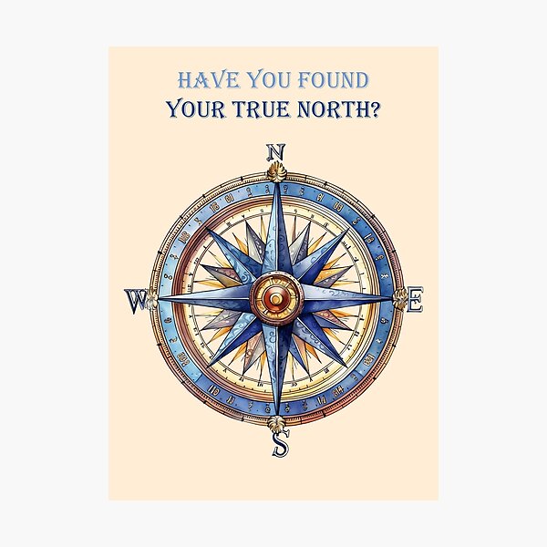 Item preview, Have You Found Your True North designed and sold by JonnaHurmerinta.