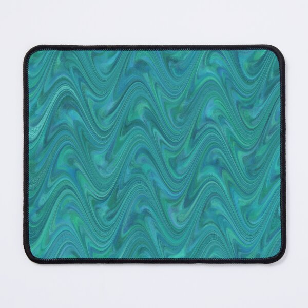 Item preview, Marbling Abstract Green Blue designed and sold by ArtbyDebbieC.