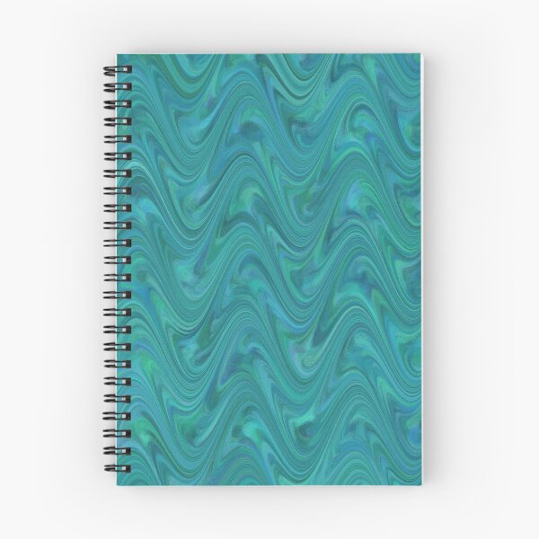 Item preview, Marbling Abstract Green Blue designed and sold by ArtbyDebbieC.