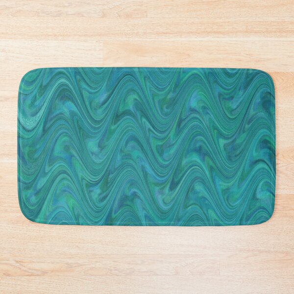 Item preview, Marbling Abstract Green Blue designed and sold by ArtbyDebbieC.