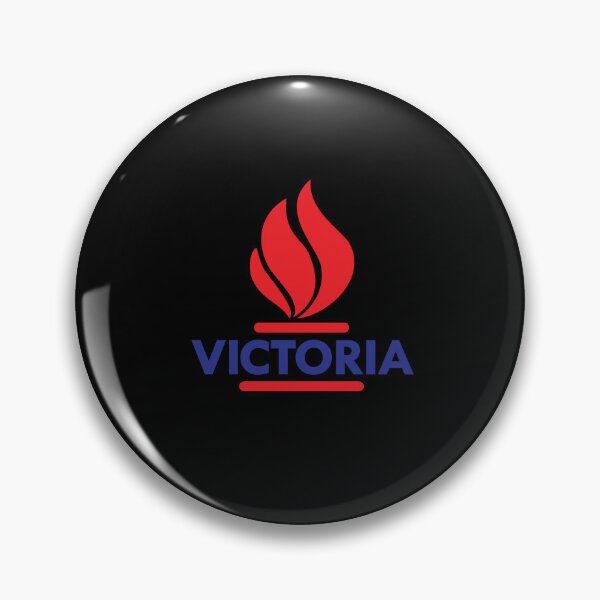 Item preview, Victoria Red Flame Torch Logo Modern Graphic Art designed and sold by johanning.