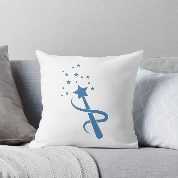 Item preview, Steel Blue Sparkle Star Magic Wand Design designed and sold by pattern-archive.