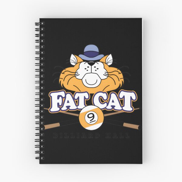 Item preview, Fat Cat Billiard Hall Vintage Style Pool Game Design designed and sold by Dragonbowmen.