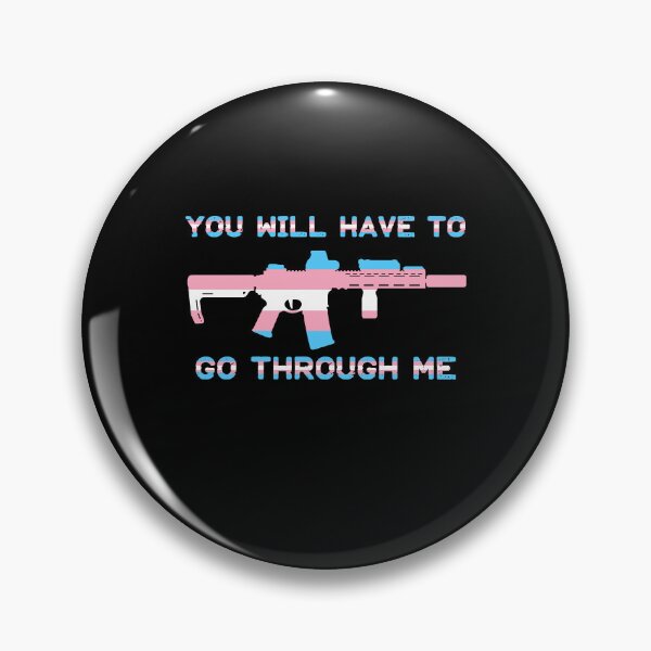Item preview, You Will Have To Go Through Me LGBTQ Trans Rights designed and sold by Exerohuhic.