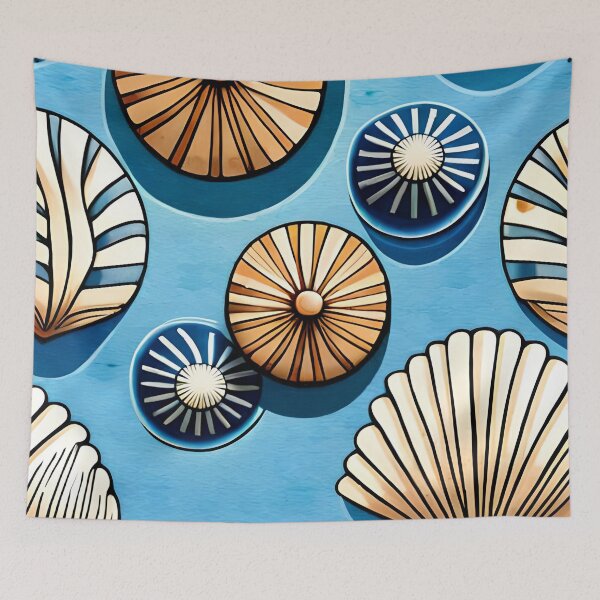 Item preview, Watercolor Seashells designed and sold by Gustavo Navarro.