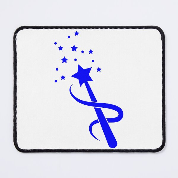 Item preview, Blue Sparkle Star Magic Wand Design designed and sold by pattern-archive.