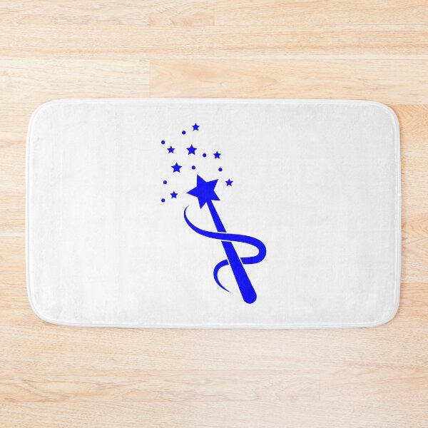 Item preview, Blue Sparkle Star Magic Wand Design designed and sold by pattern-archive.