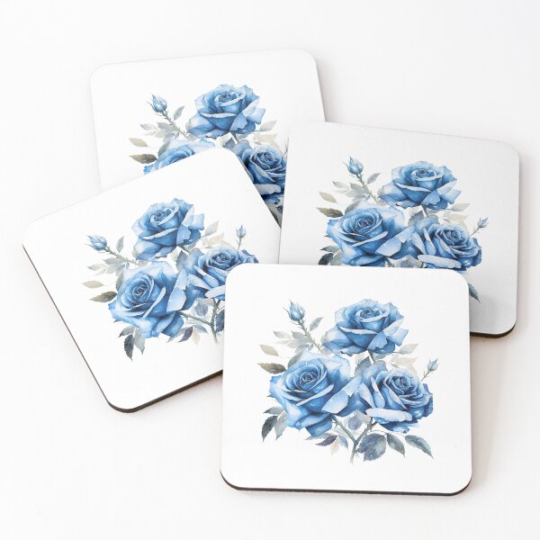 Item preview, Blue Rose | Elegant Floral Aesthetic Art designed and sold by Mandayartstudio.