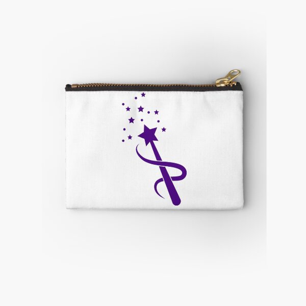 Item preview, Dark Purple Sparkle Star Magic Wand Design designed and sold by pattern-archive.