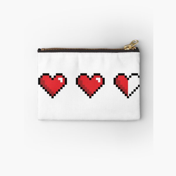 Item preview, Pixel Hearts: 2.5 Health Points – Retro Gamer Health Bar designed and sold by qfa Originals.