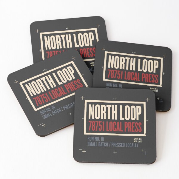 Item preview, North Loop Austin 78751 Local Press Industrial Graphic designed and sold by SplashTastic.