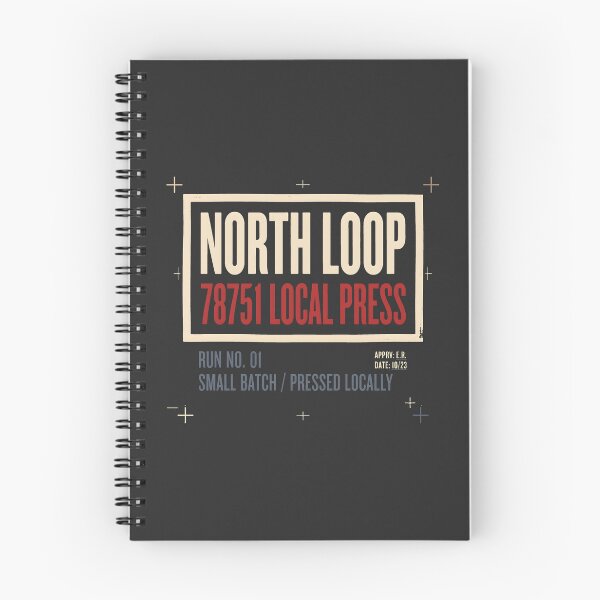 Item preview, North Loop Austin 78751 Local Press Industrial Graphic designed and sold by SplashTastic.