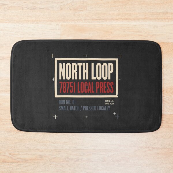 Item preview, North Loop Austin 78751 Local Press Industrial Graphic designed and sold by SplashTastic.