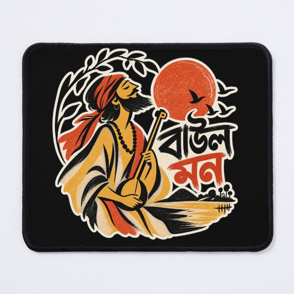 Item preview, Baul Mon Bengali Mystic Folk Music Ektara Art designed and sold by aneekhait.