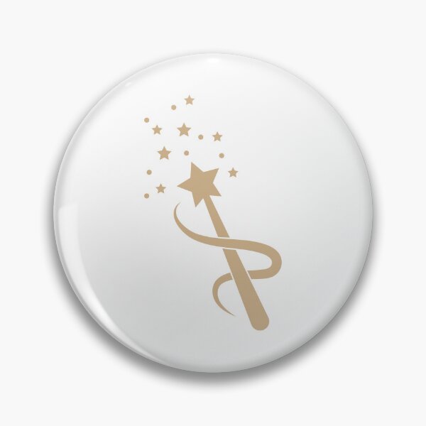 Item preview, Tan Sparkle Star Magic Wand Design designed and sold by pattern-archive.