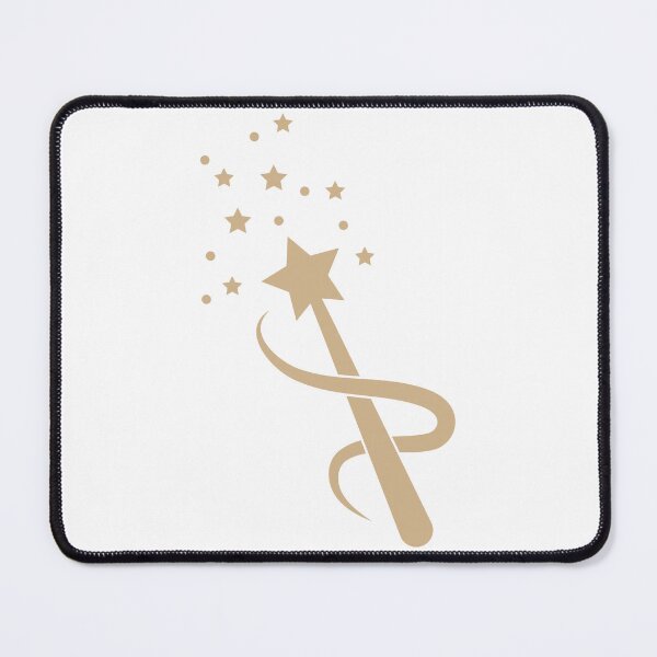 Item preview, Tan Sparkle Star Magic Wand Design designed and sold by pattern-archive.