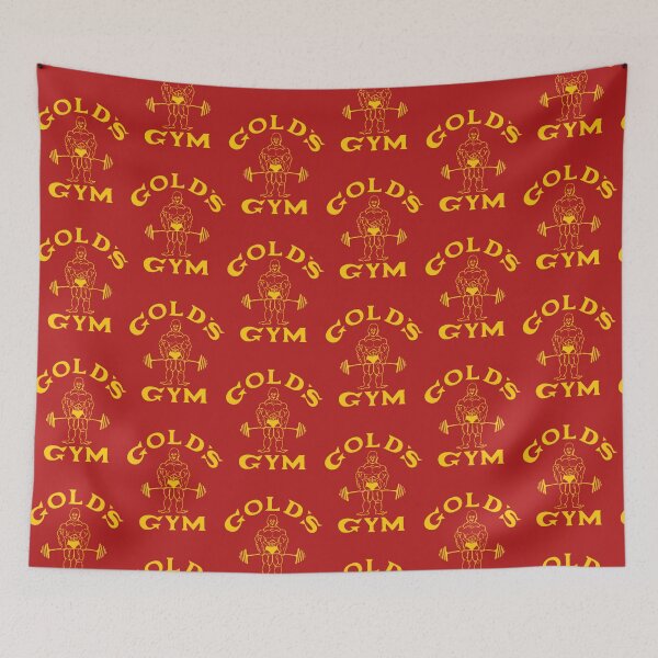 Item preview, Gold's Gym Classic Yellow Bodybuilder Logo designed and sold by Sedwalhissan.