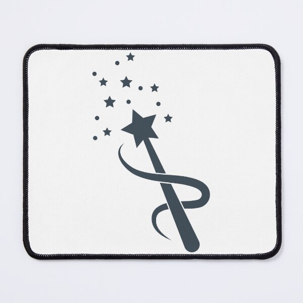 Item preview, Charcoal Sparkle Star Magic Wand Design designed and sold by pattern-archive.