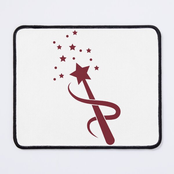 Item preview, Burgundy Sparkle Star Magic Wand Design designed and sold by pattern-archive.