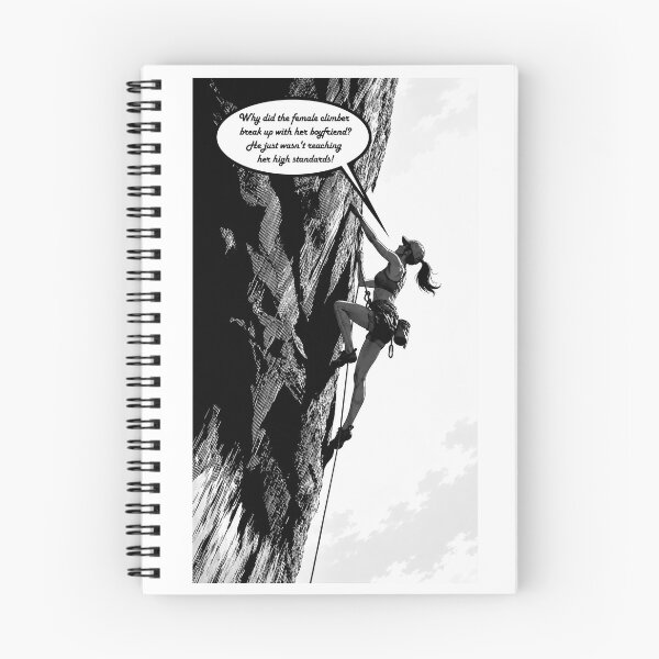 Item preview, Cute girl with a quote for climbers. #4 designed and sold by UrbanTRIP.