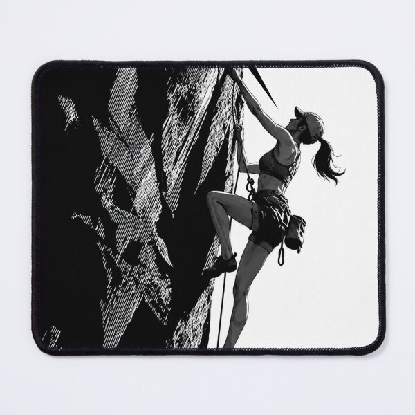 Item preview, Cute girl with a quote for climbers. #4 designed and sold by UrbanTRIP.